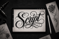 custom script-font